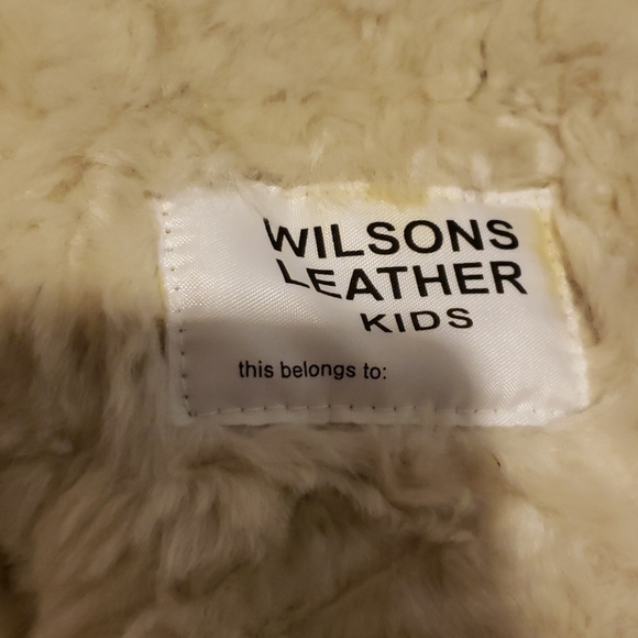 Wilson's leather kids coat sz L - Picture 3 of 7